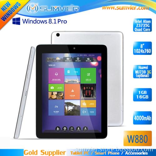 Windows Laptop Quad Core 8inch HD IPS 1g+16g (W880)